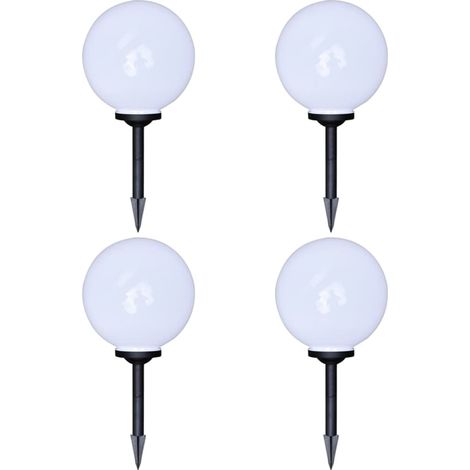 vidaXL Lampade da Sentiero 4 pz LED 30 cm con Picchetto