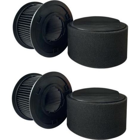 4PièCes pour Bissell 2037913-32R9 Power Force & Helix Turbo Ensemble de Filtres IntéRieur et ExtéRieur ACCESSOIRE D’ASPIRATEUR (1/4)