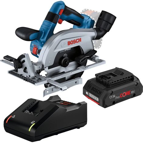 Bosch Professsional 18v 165mm Cordless Circular Saw GKS 18V-57-2 L + 4Ah Procore (1/5)