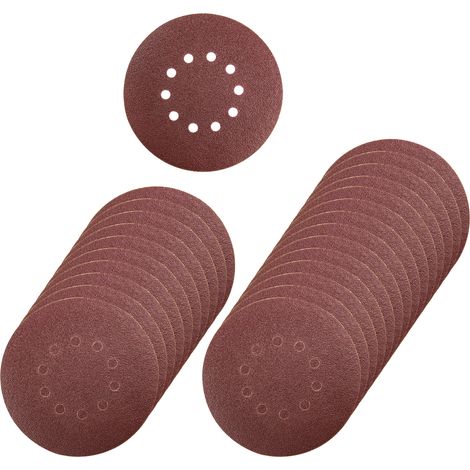 Exzenter Schleifscheiben 225mm Mix Körnungen 25tlg Schleifpapier Schleifen (1/3)