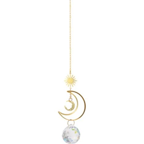 Pendentif attrape-soleil en faux cristal, suspension décorative pour fenêtre, prisme lumineux (1/3)
