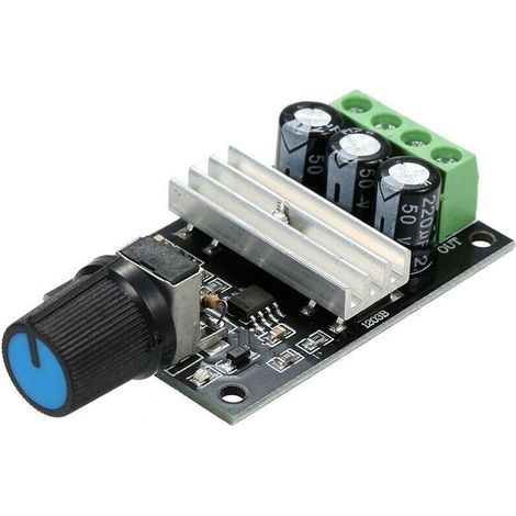 6V-28V 3A Pwm régulateur de moteur à courant continu commutateur de contrôleur de vitesse réglable 1023B-Crezuo (1/4)