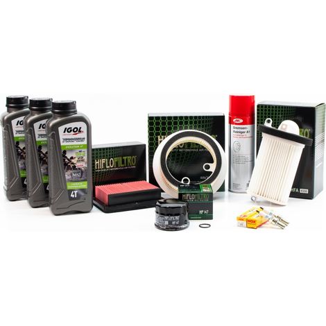 Kit Entretien Révision pour YAMAHA XP 500 TMAX de 2008 à 2011 - Huile IGOL PROPULS EVOLUTION 10w40 3L