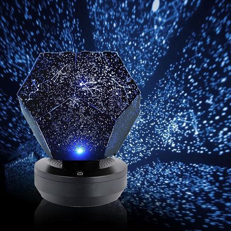 Veilleuse LED Star - Planétarium original - Lampe de projection d'étoiles pour chambre d'enfant