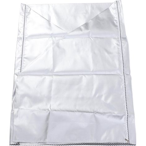 Wasserdichte, UV-beständige Schutzhülle für Waschmaschine und Trockner aus silberfarbenem Polyester, ideal für die Wäsche. (1/5)