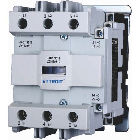 ETTROIT JX1639510 Schütz AC 24 V 50/60 Hz Spule 3P 3 Pole Normalerweise offen Ie 95 A Ue 380 V (1/4)