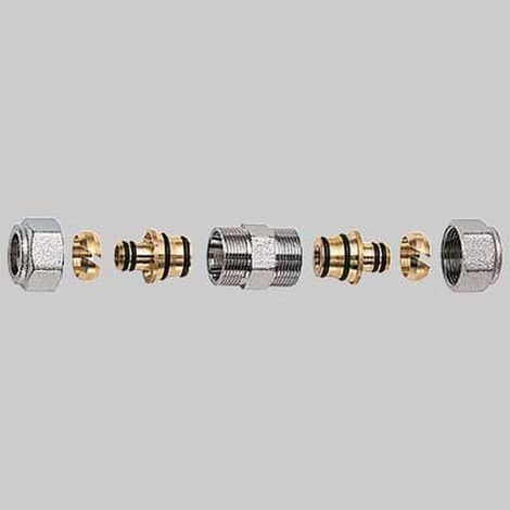 NIPLES DOPPIO CROMATO FAR COMPLETO - 1" x 26 x 3