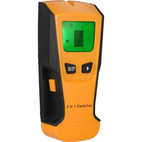 Detector de pared de 76 mm con pantalla LCD para localizar cables, tuberías y vigas. (1/5)