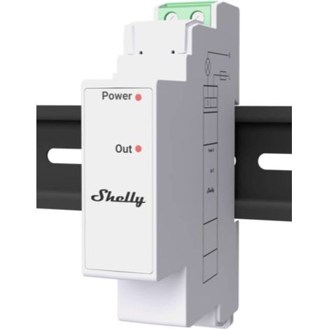 Commutateur add-on Shelly Pro 3EM – Compteur de courant Bluetooth et Wi-Fi – 240V, 2A – Montable sur rail DIN