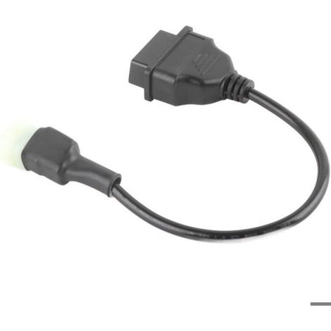 Câble OBD2 4 Broches - Adaptateur Diagnostic Moto - Compatible K-Line - Non CAN - Pour Détection de Pannes - 1 Pièce