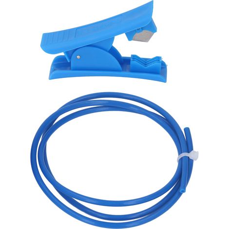 PTFE-Schlauch für 3D-Drucker, 3 Meter, hitzebeständig, inklusive Schlauchschneider für 1,75-mm-Filament, blau (1/5)