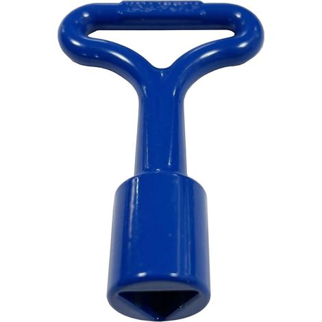 Llave triangular azul de bombero 11 mm KLOSE besser