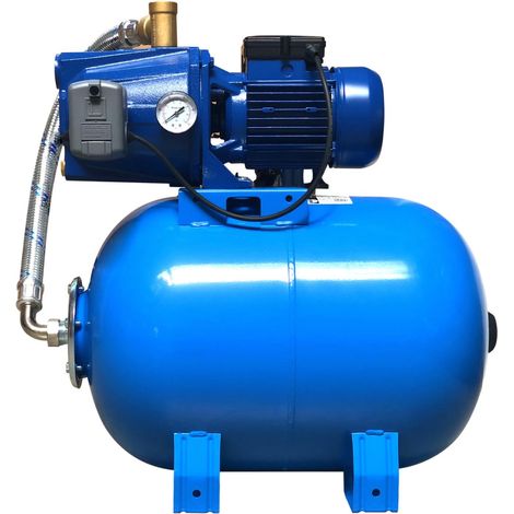 Pompe de surpresseur 750W – Débit 4200 L/h – Réservoir 50L – Pression 4 bars – Manomètre et pressostat inclus – Auto-amorçante – Pentax (1/5)