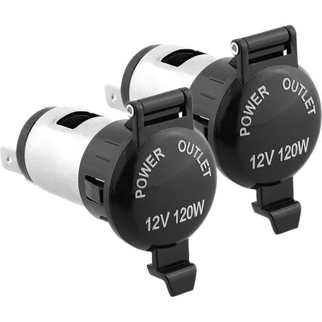 Allume-Cigare étanche 120W 12V-24V for Voiture et Moto, Prise de Courant for Motos, Bateaux, tondeuses, tracteurs, Voitures (1/5)
