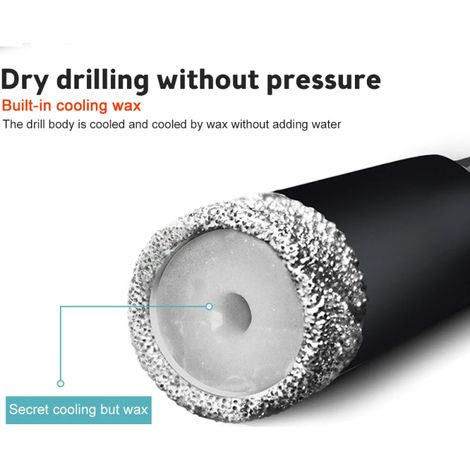 Foret pour carrelage en céramique de 6 à 16 mm, foret pour carrelage vitrifié, outil de perçage pour granit et marbre, outil de perçage à sec pour céramique et verre (1/5)