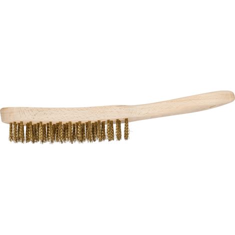 PFERD TOOLS Handbürste HBU 4reihig Messing-Draht-Ø0,30 universell einsetzbar (10) 10 Stk