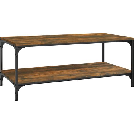 Maison Exclusive - Couchtisch Räuchereiche 100x50x40 cm Holzwerks