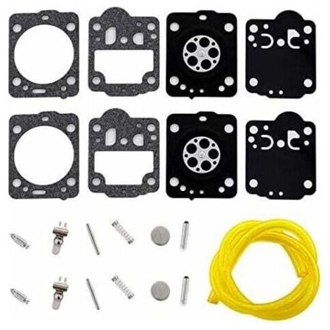 FENOPLASTICAUlisem Ensemble de 2 membranes de carburateur avec tuyau pour tronçonneuses Husqvarna 235, 236, 240, remplaçant Zama RB-149, C1T-EL41A, C1T-W33, C1T-W33A, C1T-W33B et C1T-W33C. (1/4)