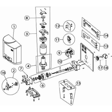 6U216 Bremsscheibe Für Cross14-14e-14ve-18-18e-18ve-15v-19v Ditec 6u216 Entrematic