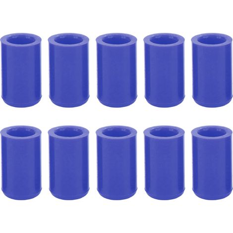 Bouchons d'extrémité en silicone bleu pour durites d'admission d'air 12mm - Lot de 10 capuchons de protection pour raccords de vide (1/5)
