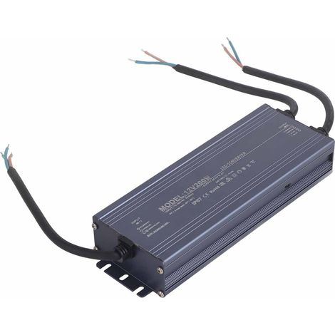 Alimentation étanche IP67 LED Driver 200W AC170‑265V 12V 16.6A Transformateur pour éclairage extérieur (1/5)