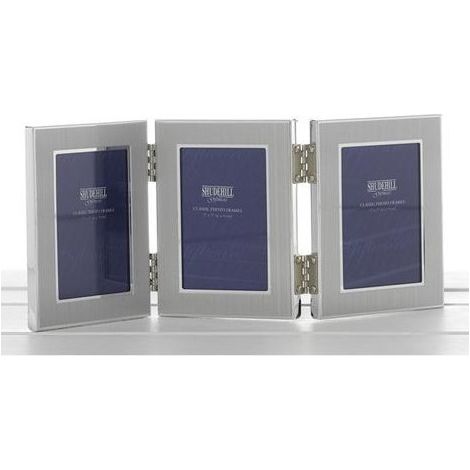 Cadre Photo triptyque, 5,1 x 7,6 cm, 24103, Silver