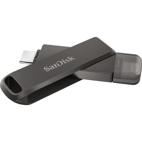 SanDisk iXpand USB-Stick 64 GB USB Type-C / Lightning 3.2 Gen 1 (3.1 Gen 1) Schwarz