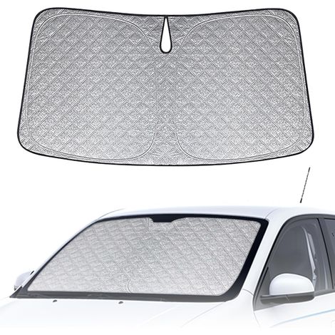 Parasol plegable anti-UV para parabrisas delantero, compatible con parasol interior de coche, cubierta plegable, protección UV reflectante, 14580cm (1/5)