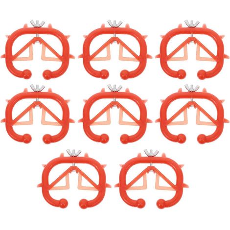 Anneau de sevrage pour veaux d'élevage, comprenant un ensemble de 16 outils de sevrage robustes pour vaches. (1/5)
