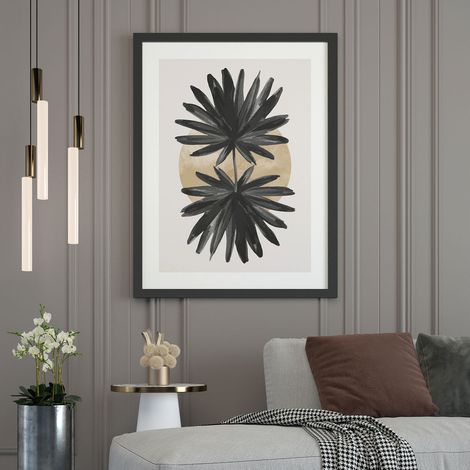 Affiche / Poster - Soleil Design - 60x80 cm - Bordure Noire et Blanche (1/5)