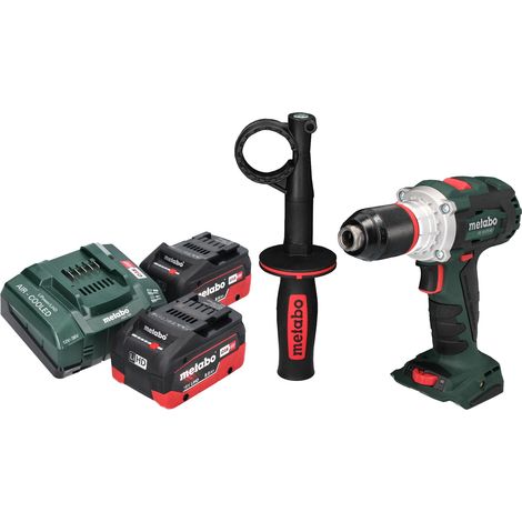 Metabo BS 18 LTX BL I Trapano avvitatore a batteria 18 V 130 Nm brushless + 2x batteria LiHD 8,0 Ah + caricatore