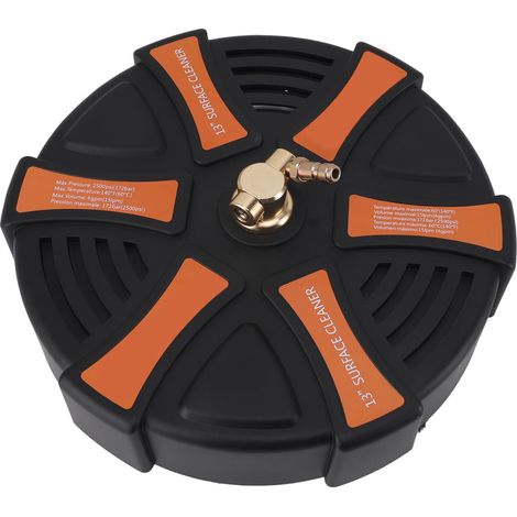 Nettoyeur de surfaces à haute pression de 13 pouces, pression de service de 2500 PSI, raccord rapide de 1/4 pouce avec 2 rallonges. (1/5)