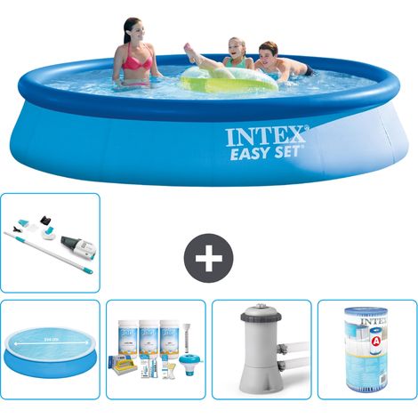 Intex Piscine Easy Set Ronde - 396x84 cm - 6-pièces S40685 (1/5)