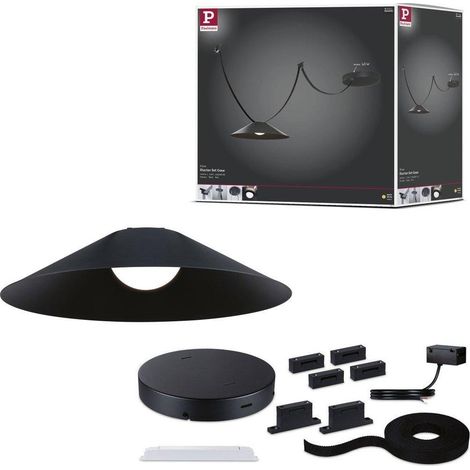 Paulmann Uline Cone lampe noir design moderne