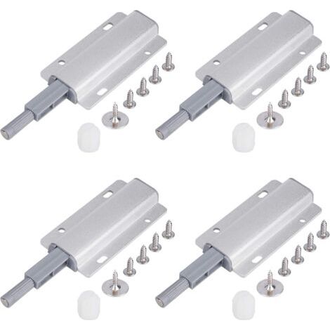 Loquet Magnétique Porte Placard Push to Open Tampon Amortisseur pour Armoire Fermeture Systeme Tiroir 4 Pièces (1/5)