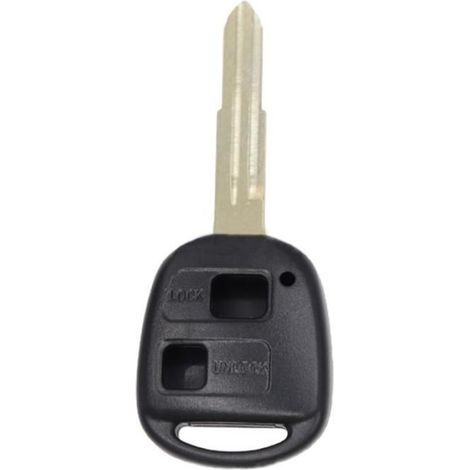 Coque De Clé - Toyota Hiace - 2 Boutons - Lame TOY41 - ABS Noir - 1 Pièce (1/5)