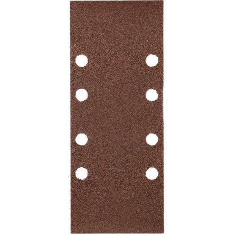 10 HOJAS DE LIJA PARA LIJADORA ORBITAL 93X230, 80 GRANO KWB (1/2)