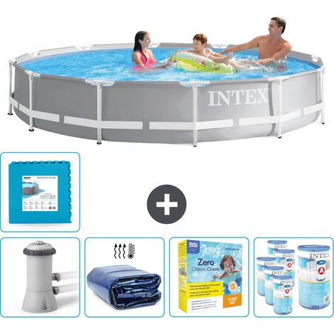 Prism Frame Pool Rund - 366x76 cm - 6-teilig SCB23 (1/5)
