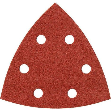Lot de 10 triangles abrasifs pour bois - Lot de 10 triangles abrasifs pour bois