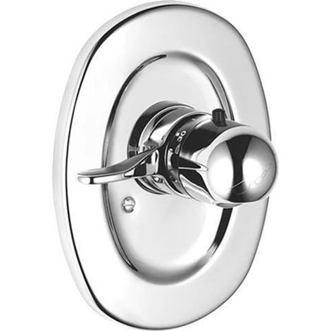 Piastra esterna cromo per miscelatore doccia Hansamix 08619195 (1/3)