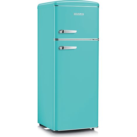 Severin Frigorifero Doppia Porta Retro' Vintage Turchese Rkg 8954 (1/3)