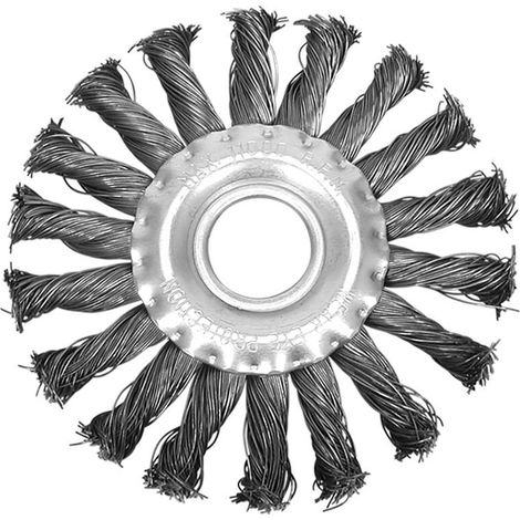 Topfbürste 150 mm, geflochtener Draht
