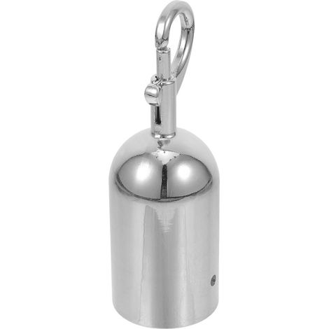 Embout de Corde en Acier Inoxydable avec Crochet Multifonction pour Poteau D'arrêt de Corde, Design Élégant Argenté, pour Contrôle de Foule en Hôtel (1/5)