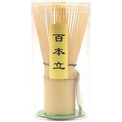 Matcha-Besen, Teepinsel, Matcha-Zubehör, Teebesenhalter (100 Borsten) - Matcha-Besen, Teepinsel, Matcha-Zubehör, Teebesenhalter (100 Borsten) (1/5)