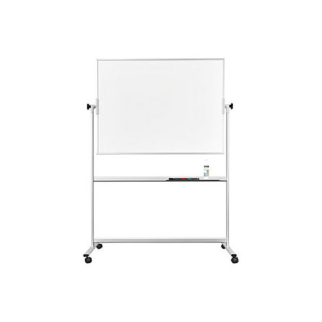 magnetoplan Set con lavagna bianca tipo SP con ruote