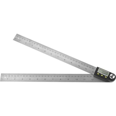 Elektronischer Winkelmesser von Eosnow aus Edelstahl 0-300 mm, digitaler Goniometer, Winkelmesser, Gehrungslehre (1/4)