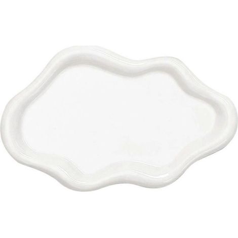 Wolkenförmiges Schmucktablett aus Keramik, ideal für Ringe, Schlüssel und kleine Dekoartikel. Dekorativer Schmuckhalter fürs Schlafzimmer. Ein wunderschönes Geschenk. (1/5)
