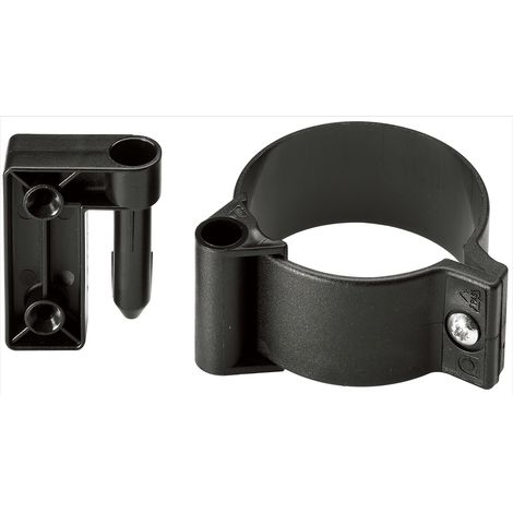 Hettich Tischbein-Blendenbefestigung, Ø 60mm, 70216, für 1 Blende, Kunststoff schwarz (1/2)