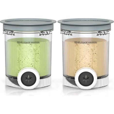 Set mit 2 Creamami Deluxe Eisbehältern für Ninja Creamami Eismaschinen der Serien NC700 und NC701 – BPA-frei – Spülmaschinenfest (1/5)