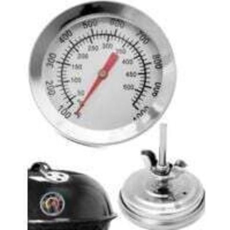 Thermomètre de cuisson analogique - Résistant à la température - Pour barbecue, grill, casseroles, faitouts, fumoir - De 10°C à 500°C (1/4)